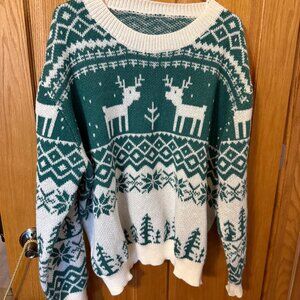 PLUS Women's Polyester Holiday Sweater